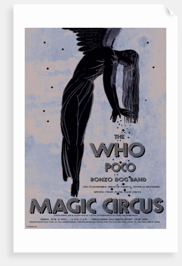 The Who Magic Circus Poster by Rokpool